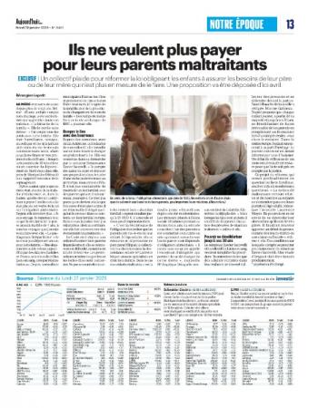 L’obligation alimentaire des enfants vis à vis de leurs parents