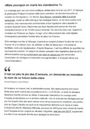 Mon intervention dans Le Figaro : Les défis juridiques des mariages gris