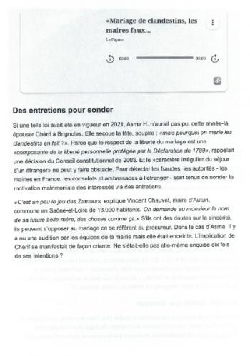 Mon intervention dans Le Figaro : Les défis juridiques des mariages gris
