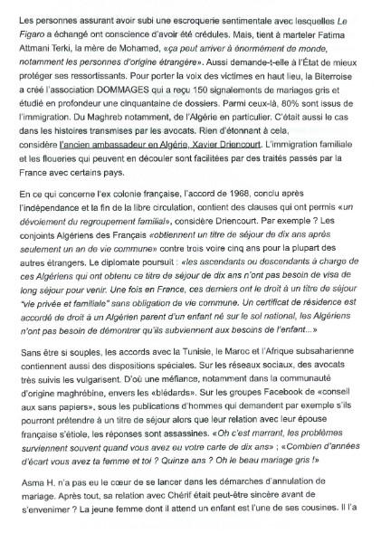 Mon intervention dans Le Figaro : Les défis juridiques des mariages gris