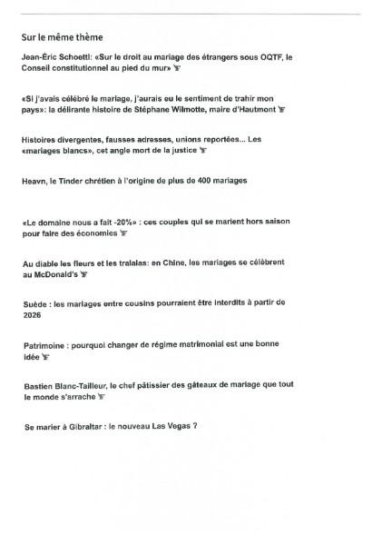 Mon intervention dans Le Figaro : Les défis juridiques des mariages gris